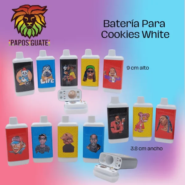 Bateria Cookies Discreta White